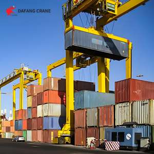 مصنع صيني للحاويات <span class=keywords><strong>RTG</strong></span> 35 طن 40 طن 45 طن 50 طن <span class=keywords><strong>RTG</strong></span> المطاط Tyred مزدوجة العارضة رافعة جسرية - Product Image 6