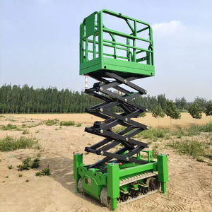 चीनी निर्माता इलेक्ट्रिक स्व-चालित 6 मीटर कैंची लिफ्ट हवाई कार्य मंच वैकल्पिक 450 किलोग्राम क्षमता ट्राइसाइकिल कैंची लिफ्ट - Product Image 1