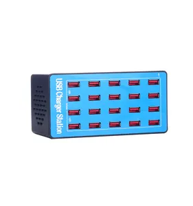 Produits les plus vendus <span class=keywords><strong>2021</strong></span> aux États-Unis Chargeurs de téléphone portable portables Station de charge USB 5V 16A 20 ports avec sortie 5V 2A - Product Image 6