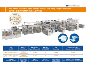 เครื่องผลิตผ้าอ้อมเด็กแบบดึงขึ้นความเร็ว<span class=keywords><strong>ส</strong></span>ูง JWC รุ่นประหยัด - Product Image 3