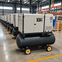 Compresseur à vis rotatif industriel PANRUI série quatre-en-un De Ar 7,5-22 kW 10-30 CV 500 L avec sécheur d'air