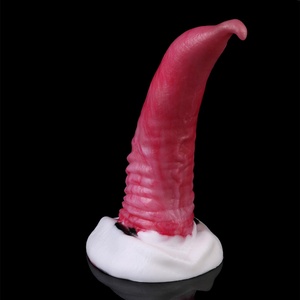YOCY Dildo de Silicona con Forma de Pene de Animal de Fantasía, Dildo Curvo, Pene Monstruoso, Estimulador de Punto G y Próstata, Dildo Anal para Mujeres y Gays - Product Image 5
