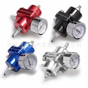 Régulateur de pression de carburant FPR003 en alliage d'aluminium rouge pour modification de voiture avec turbocompresseur, ajustement universel - Product Image 4