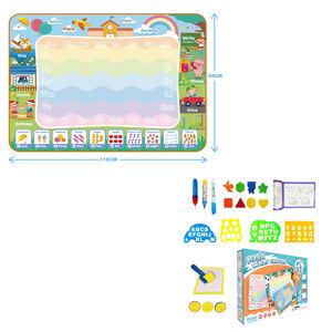Super große süße Kinder Wasser Leinwand Graffiti Magie Vorschule pädagogische Spielbrett Zeichnung Spielzeug Baby Spiel Stoff Material - Product Image 1