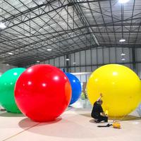 Ballons gonflables géants en PVC, boule miroir lumineuse LED colorée, logo personnalisé, décoration de fête pour la publicité extérieure