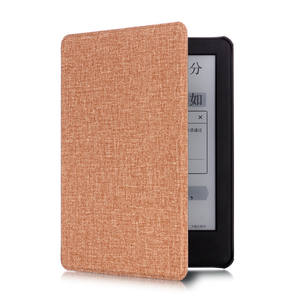 Usine En Gros Coton Tissu PU Cuir De Protection Ebook Couverture étui pour 2018 amazon <span class=keywords><strong>Kindle</strong></span> Paperwhite 4 10e Génération - Product Image 2