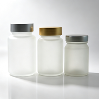 Capsule de blanchiment du verre, flacon de vitamines, capsule de soin des cheveux et de la peau, pot haut de gamme, conteneur de pilules hermétique