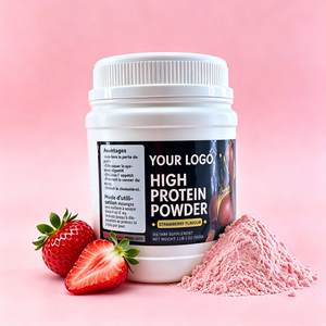 Délicieuse Poudre Protéinée Naturelle à la Fraise <span class=keywords><strong>pour</strong></span> <span class=keywords><strong>le</strong></span> Renforcement Musculaire et la Sculpture Corporelle – Nutrition Quotidienne <span class=keywords><strong>pour</strong></span> Femmes Adultes - Product Image 1