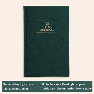 Agenda Giornaliera di Gratitudine 2027, Planner con Copertina in Lino, Quaderno per Pianificazione - Product Image 1