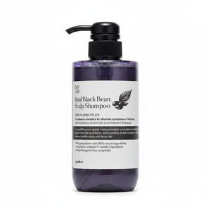[SOY LAB] Shampooing antipelliculaire pour cuir chevelu gras aux haricots noirs 500 ml Gel Rafraîchissant Nourrissant Cheveux doux et lisses sains - Product Image 2