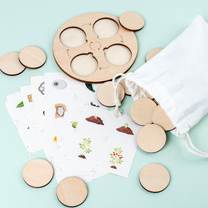Hoye Crafts Nouveau Kit de l'Évolution de l'Organisme, Jeu d'Autocollants DIY Éducatif, Jeu d'Association, 10 Créatures, Tableau de l'Évolution de l'Organisme Montessori - Product Image 4