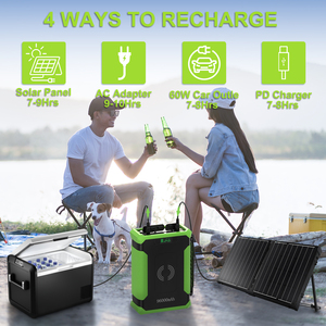 Station d'alimentation portable 10000 mAh, batteries externes 24 V 12 V, phosphate de fer 3,2 V LiFePO4, meilleure grande batterie externe pour réfrigérateur de voiture - Product Image 2