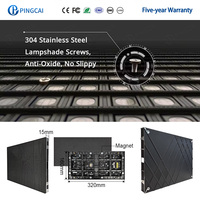 Pantalla LED de Video para Interiores 4K HD con Unión sin Costuras, Gabinete de Aluminio Ultrafino, Mantenimiento Frontal, para Vestíbulo