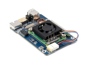 Mini-ordinateur tout-en-un CM4-NAS-Double-Deck pour stockage en réseau, compatible avec le module de calcul Raspberry Pi 4 CM4104008, K613 en option - Product Image 4