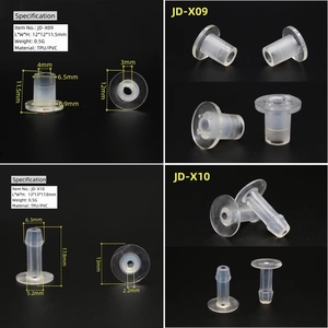 ท่อพลาสติกแบบกำหนดเอง ผลิตภัณฑ์เป่าลม TPU หัวฉีดข้อศอกตรงสำหรับท่อ - Product Image 5