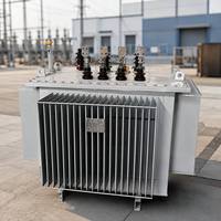 Transformateur immergé dans l'huile à grande capacité S13 33kV 110kV 30 MVA 31,5 MVA 40 MVA à enroulement 100% cuivre pour abaissement de tension