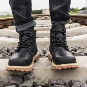 THREEDIV nouvelle <span class=keywords><strong>vente</strong></span> homme et <span class=keywords><strong>femme</strong></span> saisons travail respirant acier orteil haute cheville bottes de sécurité - Product Image 4