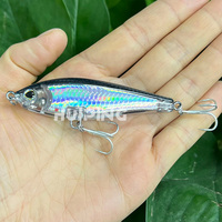 HUIPING – leurre 3D rigide rigide de pêche en eau salée, appât artificiel idéal pour la pêche en mer, 70mm, 7.8g