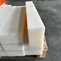 Support en forme de L en plastique POM blanc usiné CNC résistant à la chaleur sur mesure pour le support de machines industrielles