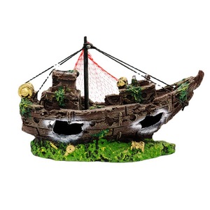 Piraat Schip Gevormd <span class=keywords><strong>Aquarium</strong></span> Decor Levert <span class=keywords><strong>Aquarium</strong></span> Decoraties <span class=keywords><strong>Aquarium</strong></span> <span class=keywords><strong>Aquarium</strong></span> Decoratie Verbergen Grot <span class=keywords><strong>Aquarium</strong></span> Gootsteen Schip - Product Image 1