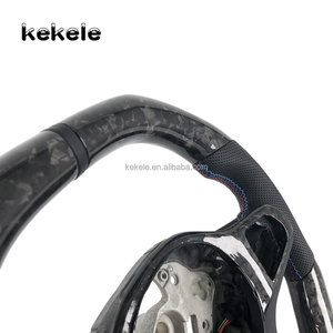 Volante de Fibra de Carbono Forjado para <span class=keywords><strong>BMW</strong></span> Serie G, Compatible con G02 G05 G06 G07 G20 G28 G30 G31 G38 G80 G82 G83 M2 M3 M4 M5 M6 <span class=keywords><strong>M7</strong></span> - Product Image 4