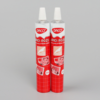 Tube adhésif avec bande en Aluminium, Super colle, emballage adhésif, 6 pièces, 8g, 9g, 10g