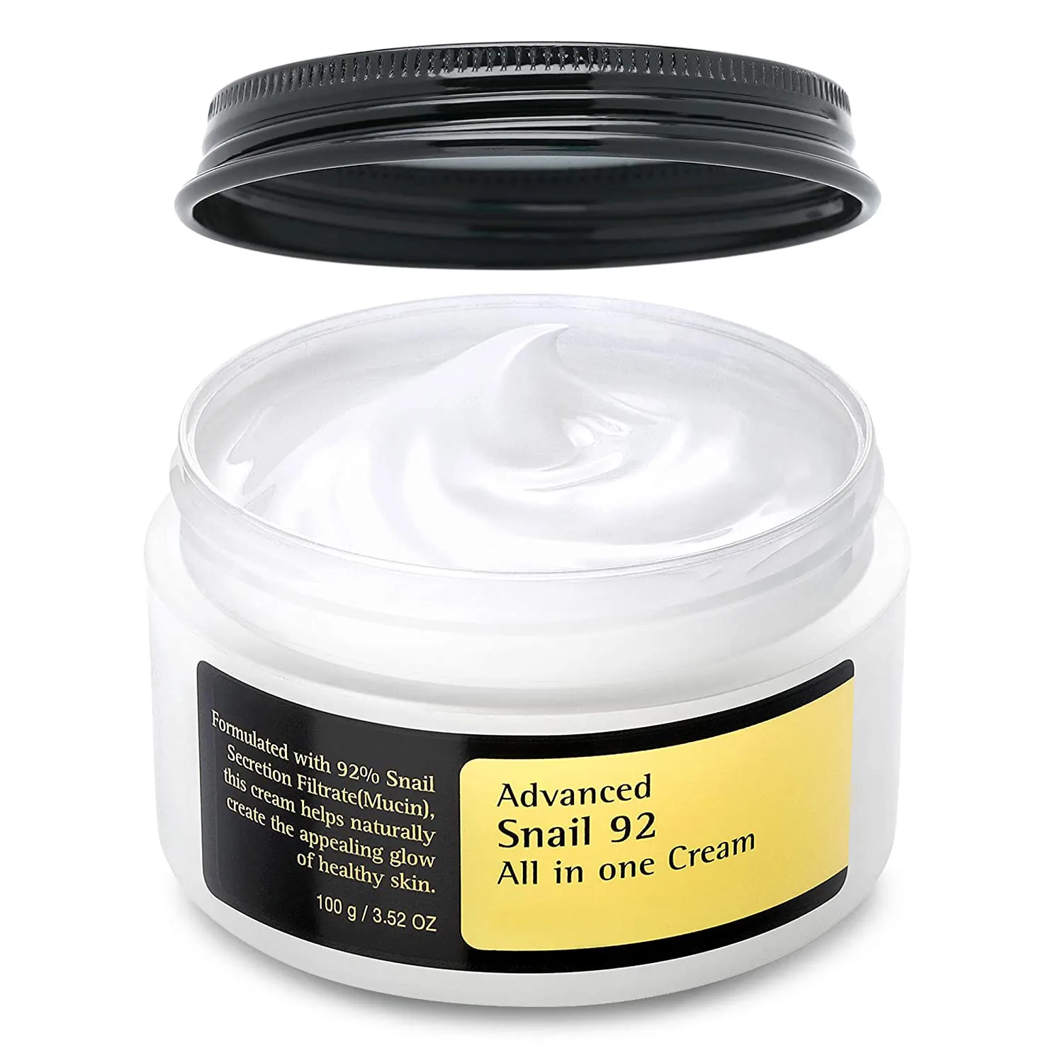 Private Label Moisturizing Anti-aging Hydrating Snail Mucin 92% Repair Face Cream Gel for Dry Sensitive Skin