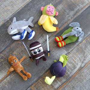 Zhongzhuo AI Shan Hai Jing Tungtung Tungsahur Petit porte-clés en peluche unisexe en coton PP rembourré, figurine en bâton, jouet en peluche transfrontalier - Product Image 4