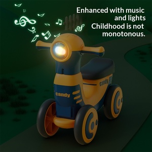 Vélo d'équilibre pour bébé à <span class=keywords><strong>prix</strong></span> réduit pour garçons et filles de 1 à 3 ans, trotteur d'apprentissage, trottinette musicale pour nourrissons et enfants, jouets à roulettes - Product Image 3