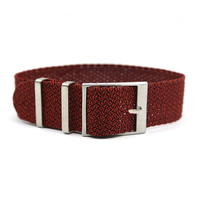 HUANLONG Offre Spéciale Double Tissé Vintage 18 20 22mm Nuageux Perlon Smartwatch Bracelet avec Réglable Respirant Brossé Boucle Bande