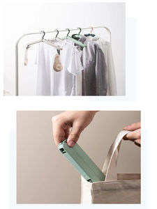 Foldable <b>Clothes</b> Hanger Household Creative Portable Wardrobe <b>Drying</b> <b>Rack</b> for Outdoor Travel Home Accessories - Product Image 5