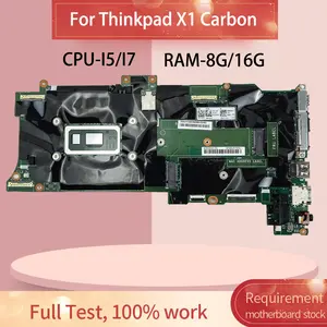 X1 Carbon 6th X1 Yoga 4th Laptop Motherboards For ThinkPad FX490 NM-B861 FRU 5B20W21741 5B20Z25550 CPUI5 I7 10210U 10510U 8G 16G