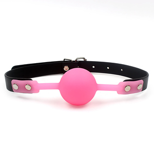 Harnais d'esclave adulte en silicone, boule pour la bouche, bâillon BDSM, bondage, fétiche, dispositif de retenue buccale, jouet sexuel pour femme, accessoires exotiques - Product Image 3