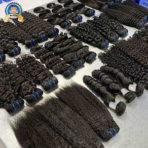 Capelli Umani Vergini Malesi Indiani 100% Naturali, Tessitura a Onda Profonda 100% Capelli Umani, Trama di Capelli Vergini Malesi - Product Image 5