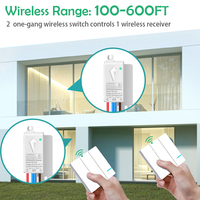 Commutateur de relais sans fil intelligent Tuya Wifi étanche IP66 fonctionne avec Alexa et Google Home 3 voies 10A Max Current