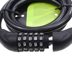 YH1888 Antirrobo Código de 5 dígitos 10*1200mm Bloqueo de cable de bicicleta de acero para ciclismo - Product Image 2