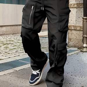 Pantalones Deportivos de Alta Calidad Personalizados, Estilo Urbano, para Correr, Anchos, Holgados, Resistentes al Viento, de Nailon, para Montañismo, para Hombre - Product Image 1