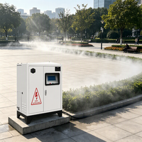 Équipement de pulvérisation de brouillard haute pression Lisen, atomiseur en acier inoxydable, refroidissement par brouillard pour aménagement paysager extérieur, pour parcs aquatiques