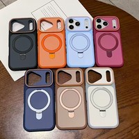 Casing Ponsel iPhone 18 Pro Max dengan Ring Magnetik, Anti Benturan, Pelindung, Mendukung Pengisian Daya Nirkabel, dan Penyangga