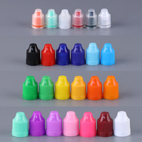 Flacon compte-gouttes en plastique noir Tatoo Ink Oil 30ml avec couvercle à l'épreuve des enfants