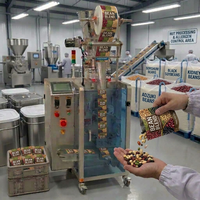 Machine d'emballage automatique de sel et de sucre, machine de remplissage et de scellage de sachets de granulés, machine VFFS en acier de qualité alimentaire