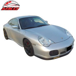 Compatible con Porsche 996 911 4S Carrera 2002-2004, labio de parachoques delantero estilo OE 996, negro - Product Image 2