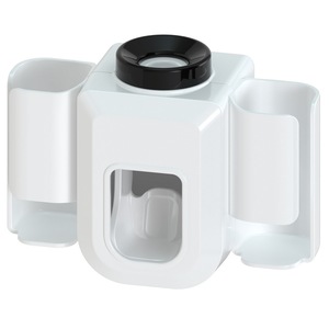 Electric Toothbrush Holder Automatic <b>Toothpaste</b> <b>Dispenser</b> Wall Mounted Suction Cup Plastic Nordic Blue - Product Image 3