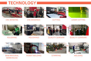 Yeni tip paslanmaz çelik Pickup kamyon alet kutusu su geçirmez römork araç kutusu istiflenebilir Dog köpek kafesi-alüminyum kayar kapı OEM - Product Image 6