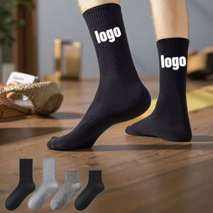 Chaussettes de sport personnalisées de haute qualité avec logo imprimé, design personnalisé, chaussettes pour hommes et femmes, chaussettes de course, chaussettes d'extérieur confortables - Product Image 1
