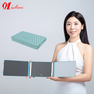 Espejo Đèn Led Chiếu Hậu 3 Chiều Cảm Ứng Led Gương Chiếu Hậu Du Lịch Gập Ba 1500Mah Gương Thông Minh Led - Product Image 1