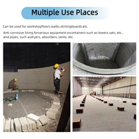 Brique frittée fiable anti-corrosion avec surface résistante à l'usure, carrelage résistant aux acides pour atelier chimique