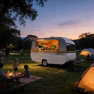 2026 Custom Mobile Food Cart Different Sizes for <b>BBQ</b> Pizza Kebab Fast Food - Product Image 1