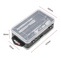 Set obeng Mini presisi 115 dalam 1, Set mata obeng Torx magnetik untuk ponsel, alat perbaikan kacamata, jam tangan bongkar pasang