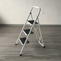 Escaliers pliables, échelle domestique, échelle pliable portable, avec design industriel et style de main courante moderne